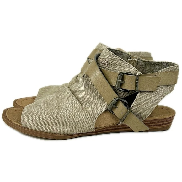 Blowfish Brisa Birch Rancher Canvas Sandals - Size 8.5 - Picture 8 of 9